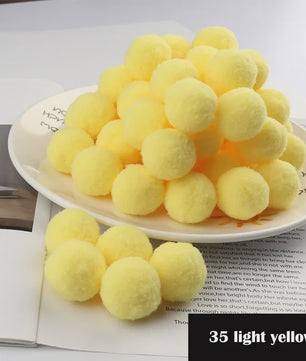 Mix van Zachte Pompoms (8-30mm) voor Knutselen, Decoratie & Speelgoed