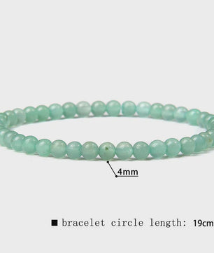 Natuursteen Armband met Kwarts, Kattenoog, Jades & Aquamarijn Kralen - Stretch Bangle voor Dames & Heren