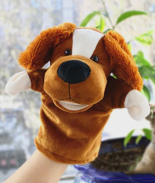 Zachte Pluche Handpoppen - Educatief Speelgoed voor Baby's en Kinderen (Diverse Dieren)
