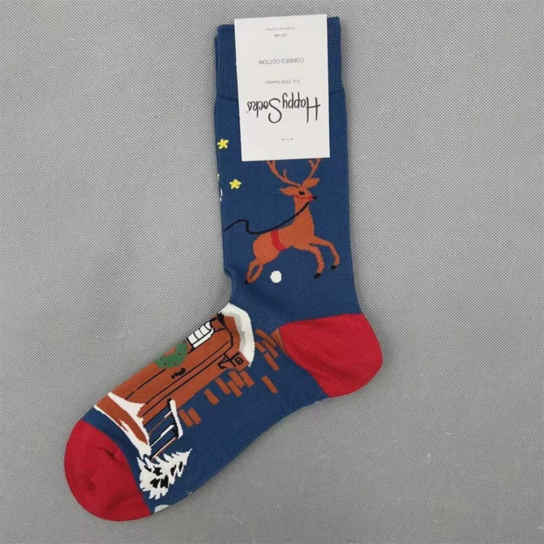 Happy Socks Heren Sokken Katoen - Maat 41-46 EU