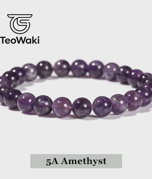 Natuurstenen Armbanden (4-10mm) - Amethist, Tijgeroog & meer - Unisex Reiki Healing