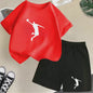 Kinder T-shirt en Short Set - Zomer Sportieve Mode met Grafische Print