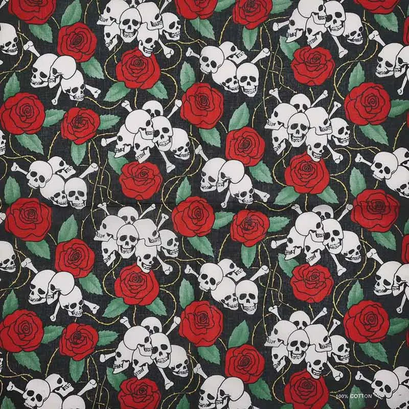 Skull Bandana Katoen - Hip Hop Stijl Hoofddoek & Accessoire
