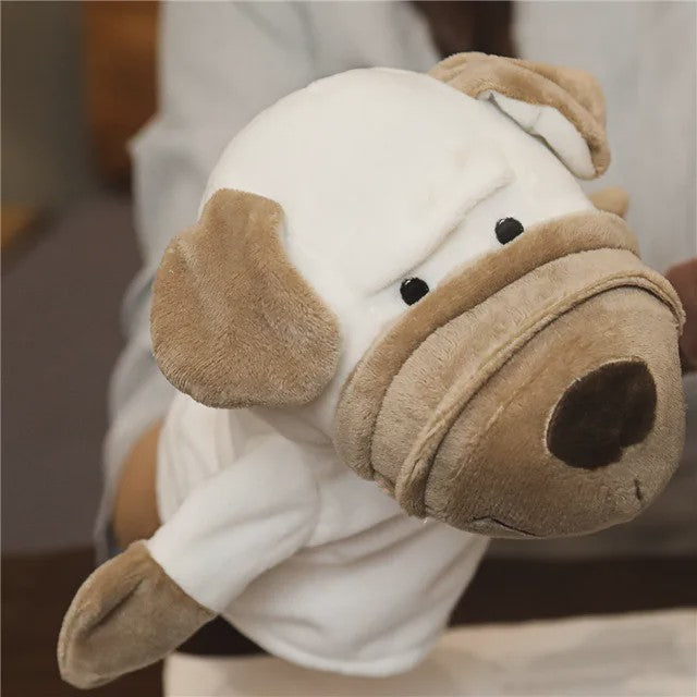Zachte Pluche Handpoppen - Educatief Speelgoed voor Baby's en Kinderen (Diverse Dieren)
