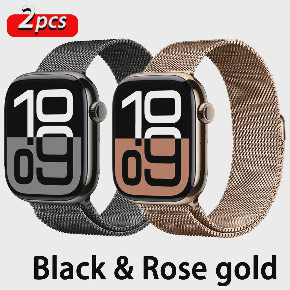 Milanese Loop Band voor Apple Watch - Premium Roestvrij Staal - Diverse Maten & Series