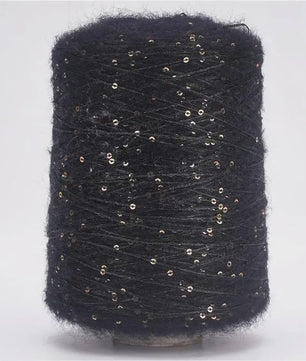 Zacht Pluche Mohair Garen met Pailletten - Kleurrijk Brei-, Haak- en Naaigaren (520g)