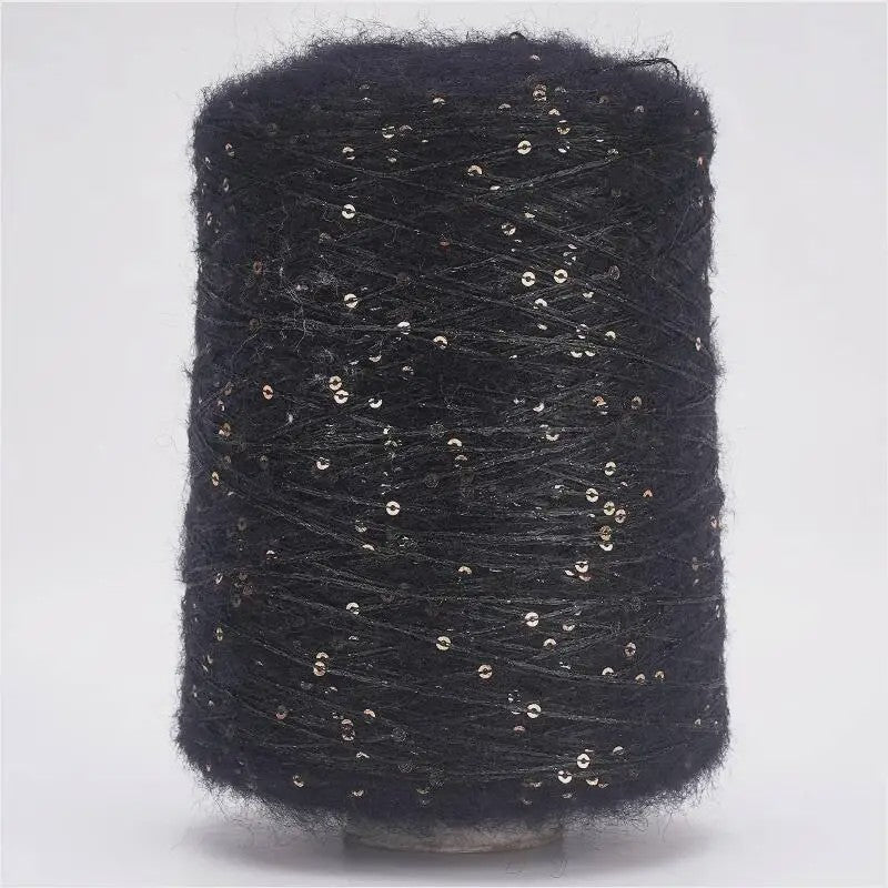 Zacht Pluche Mohair Garen met Pailletten - Kleurrijk Brei-, Haak- en Naaigaren (520g)