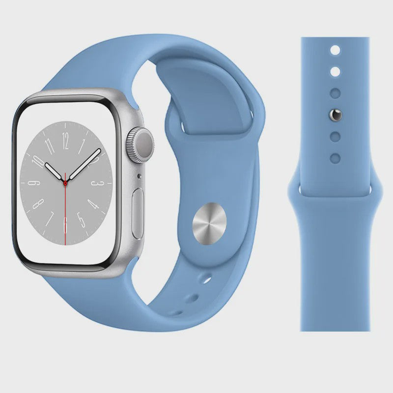Sport Siliconen Bandje voor Apple Watch 38-49mm - Serie 1 t/m 11, SE, Ultra