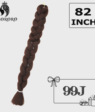 Alororo Jumbo Braids Haarverlenging - 82 Inch Synthetisch Hittebestendig Vlecht Haar