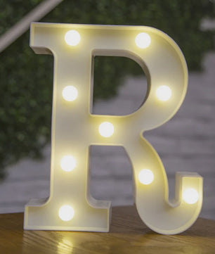 Decoratieve LED Letter & Cijfer Lampen - Creëer Sfeer met Warm Licht