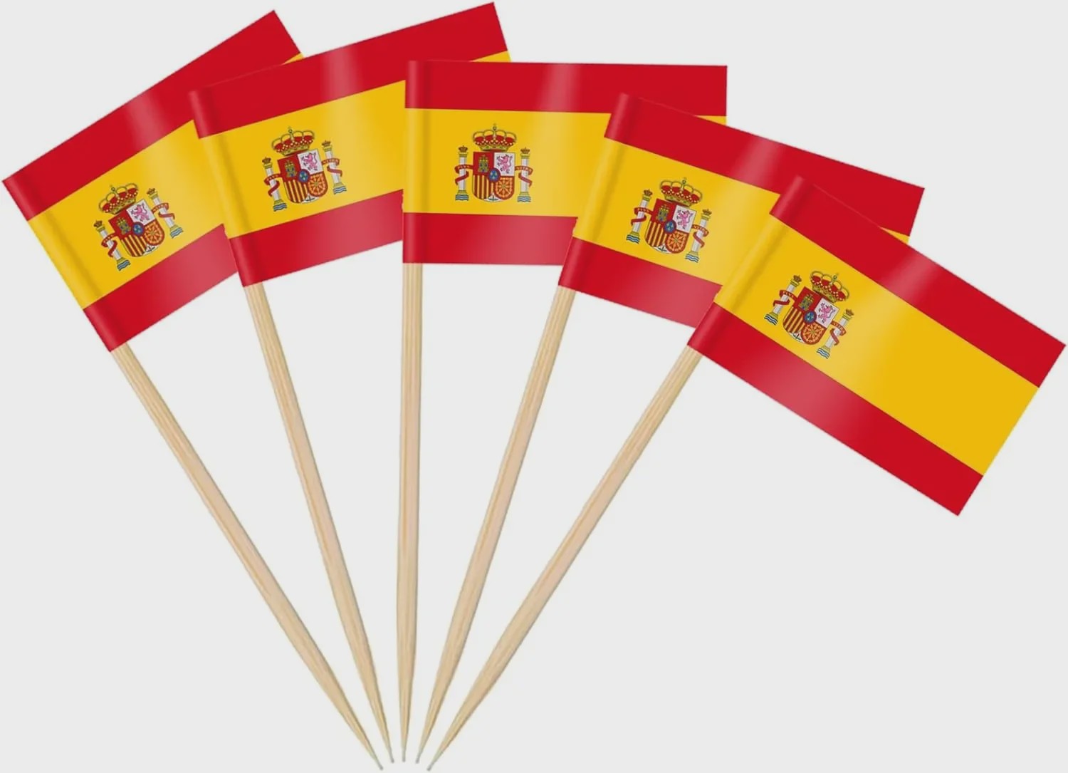 100 Stuks Ierse Vlag Prikkers - Mini Vlaggetjes voor Cupcakes, Hapjes en Cocktails