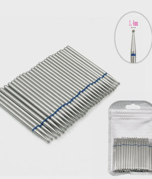 50 Stuks Diamant Freesjes Set - 2.35mm Schacht voor Nagel- en Tandheelkundig Gebruik
