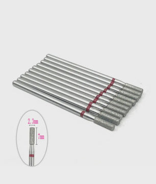 10x Diamant Freesbits Set - 2.35mm Schacht voor Tandheelkunde & Nagelstyling