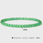Natuursteen Armband met Kwarts, Kattenoog, Jades & Aquamarijn Kralen - Stretch Bangle voor Dames & Heren