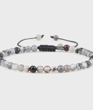 Natuurlijke 4mm Kralen Armbanden - Agate & Onyx - Yoga, Gebed & Stijlvol