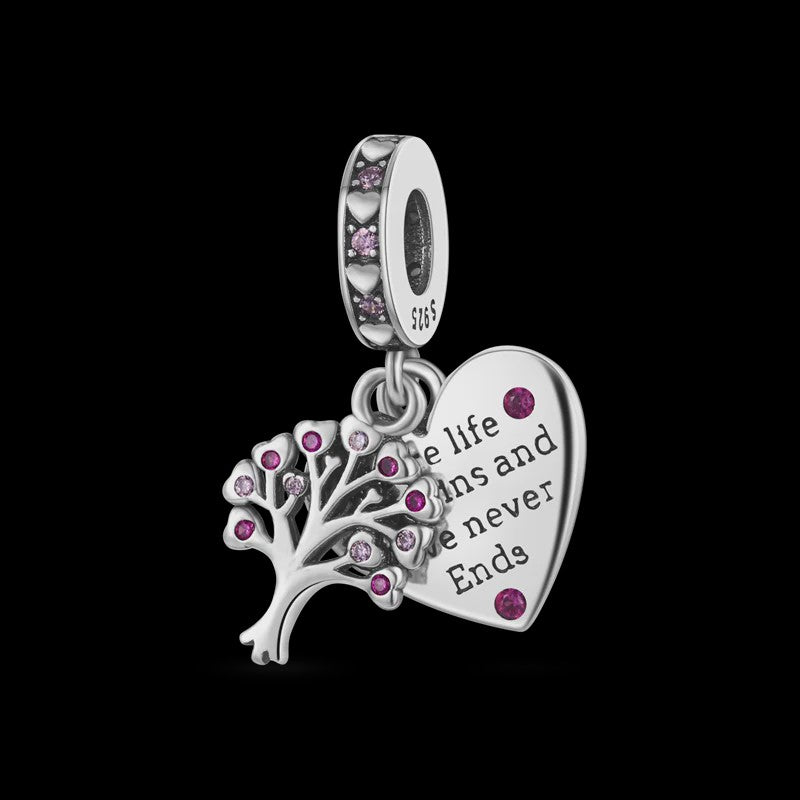 925 Sterling Zilveren Bedel 'Mom Love' - Perfect Cadeau voor Moederdag en Verjaardag