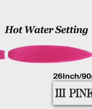 Pre-stretched Braiding Hair 26 Inch - Synthetische Haarverlengingen voor Crochet Braids in Kleuren