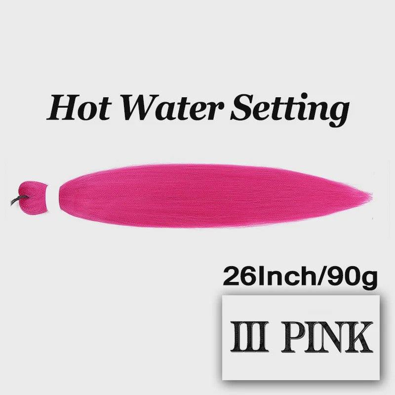 Pre-stretched Braiding Hair 26 Inch - Synthetische Haarverlengingen voor Crochet Braids in Kleuren
