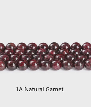 Natuurlijke Donkerrode Granaat Kralen Rond - 4-10mm - Sieraden Maken DIY Ketting Armband