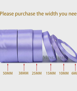 Satijnen Lint 22 Meter - Diverse Breedtes (6mm t/m 50mm) voor Decoratie & Knutselen