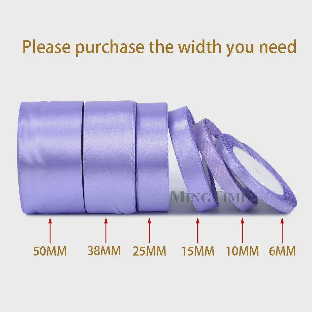 Satijnen Lint 22 Meter - Diverse Breedtes (6mm t/m 50mm) voor Decoratie & Knutselen