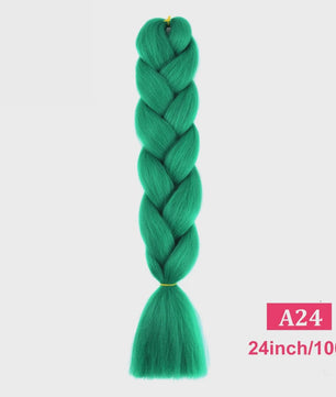 24 Inch Jumbo Braids Haarverlenging - Synthetisch Vlecht Haar in Kleurrijke Tinten