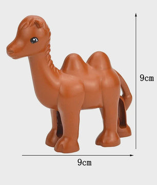 Grote Bouwstenen Dierenpark & Boerderij Figuren - Compatibel met Duplo
