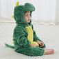 Baby Romper Dierenkostuum Kigurumi - Zacht Flanellen Jumpsuit voor Jongens & Meisjes
