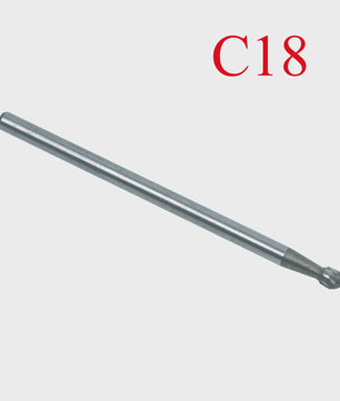 Professionele Wolframcarbide Nagelboor Bit Set - Voor Manicure & Tandheelkunde