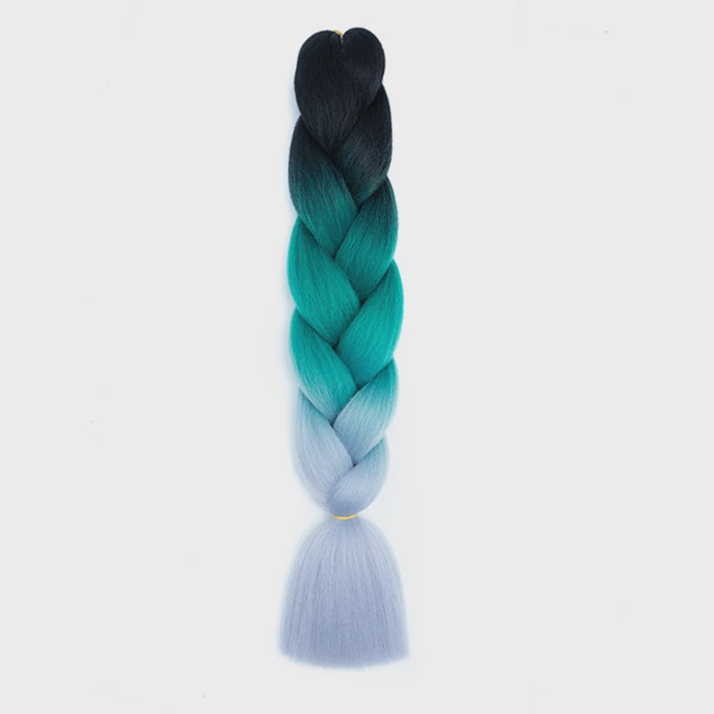 24 Inch Jumbo Braiding Hair Synthetisch Haar Ombre Crochet Braid Extensions voor Dames