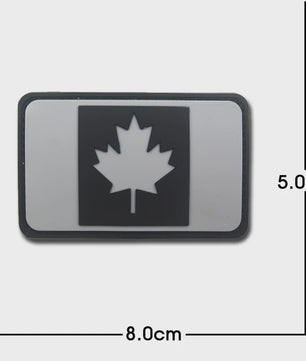 3D PVC Vlag Patches - Rubberen Militaire Emblemen met Klittenband