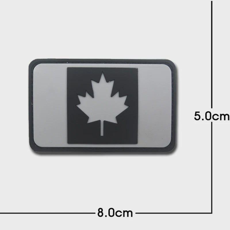 3D PVC Vlag Patches - Rubberen Militaire Emblemen met Klittenband