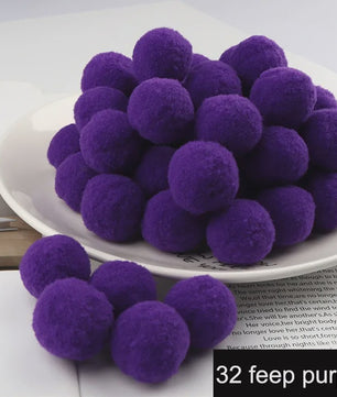 Mix van Zachte Pompoms (8-30mm) voor Knutselen, Decoratie & Speelgoed