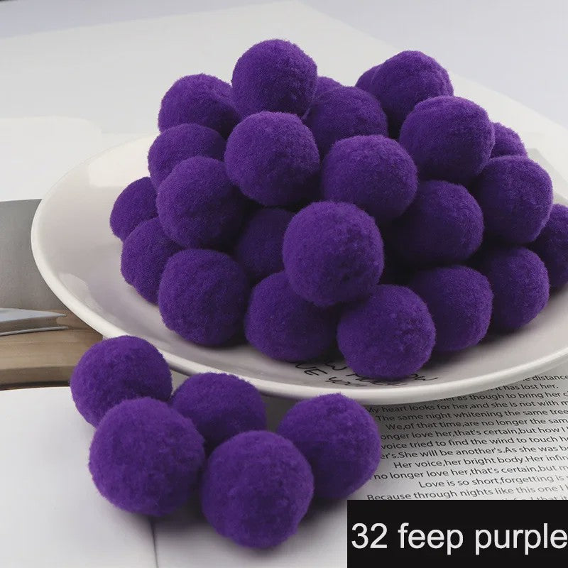 Mix van Zachte Pompoms (8-30mm) voor Knutselen, Decoratie & Speelgoed