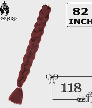 Alororo Jumbo Braids Haarverlenging - 82 Inch Synthetisch Hittebestendig Vlecht Haar