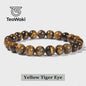 Natuurstenen Armbanden (4-10mm) - Amethist, Tijgeroog & meer - Unisex Reiki Healing