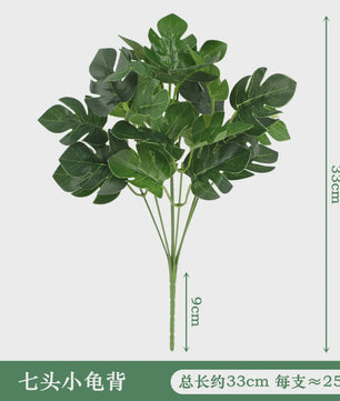 Zijden Schildpadblad Plantenbladeren - Kunstmatige Dieffenbough Decoratie voor Woonkamer