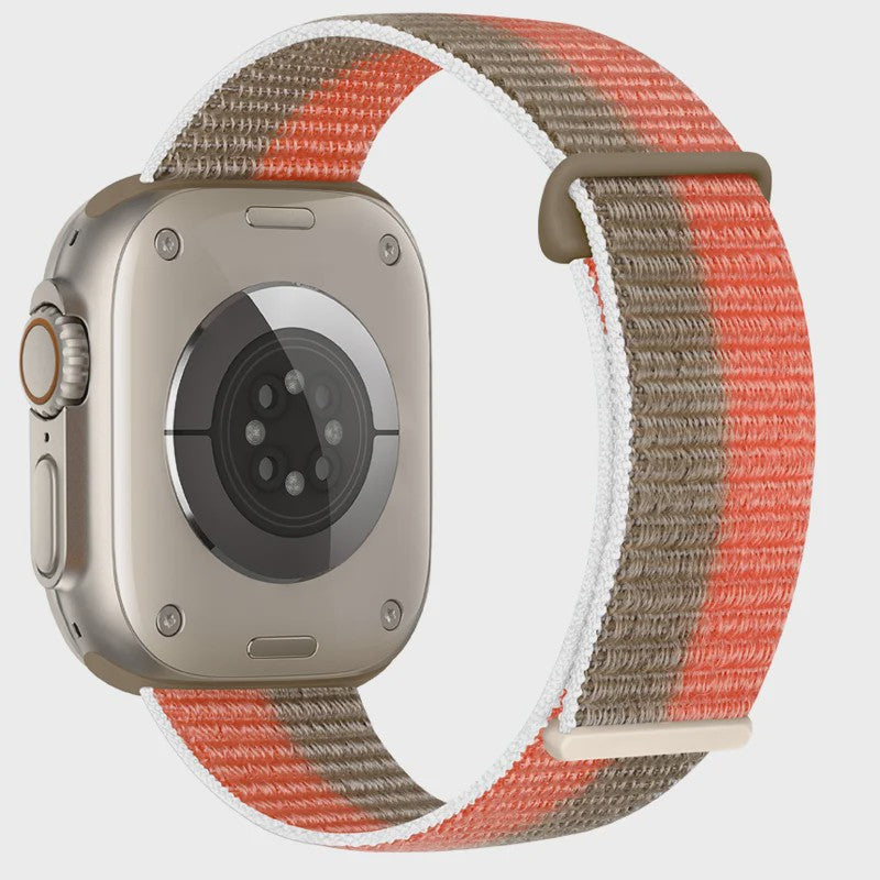 Nylon Sportband voor Apple Watch (38-49mm) - Ademend & Verstelbaar met Klittenband