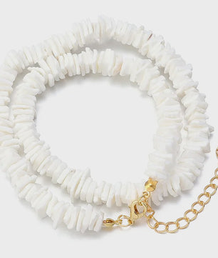 Unieke Natuursteen Choker Ketting - Onregelmatige Kristal & Aquamarijn Chips