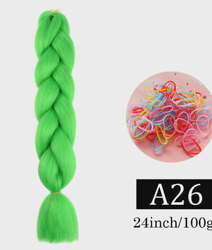 24 Inch Jumbo Braids Haarverlenging - Synthetisch Vlechtkapsel met Ombre Kleuren
