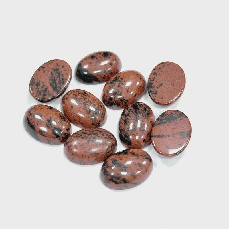 10x Kristal Cabochons Ovaal 13x18mm - Natuurlijke Helende Stenen voor Sieraden Maken