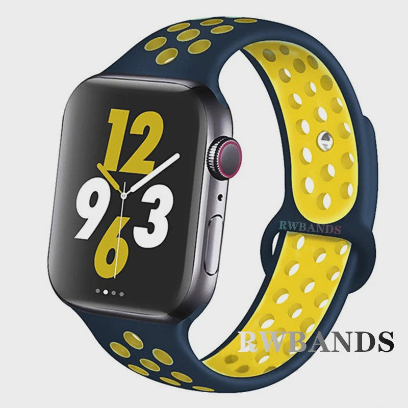 Ademende Sportband voor Apple Watch (38-49mm) - Comfortabele Vervangingsband