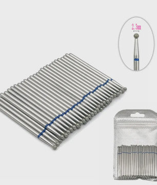 50 Stuks Diamant Freesjes Set - 2.35mm Schacht voor Nagel- en Tandheelkundig Gebruik