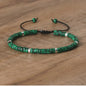 Natuurlijke Blauwe Emperor Steen Kralen Armband - Verstelbaar & Uniek