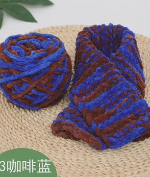 Chenille Garen 100g/bol - Super Zacht Dik Wol Garen voor Handbreien, DIY Sjaals & Projecten