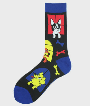 Unisex Happy Socks met Vrolijke Ontwerpen: Dinosaurus, Alien, Haai & Meer