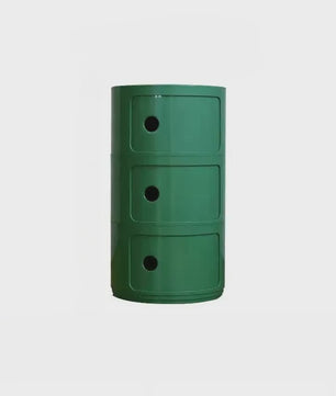 Moderne Ronde Nachtkastje - Minimalistisch Plastic Bijzetkastje