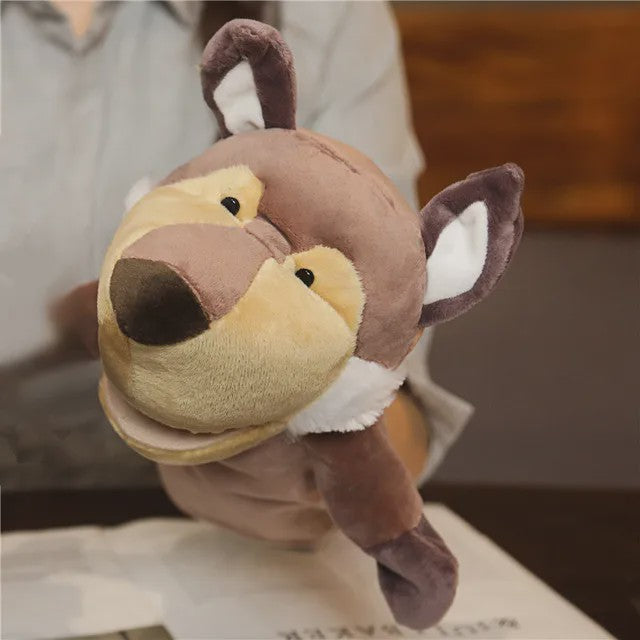 Zachte Pluche Handpoppen - Educatief Speelgoed voor Baby's en Kinderen (Diverse Dieren)