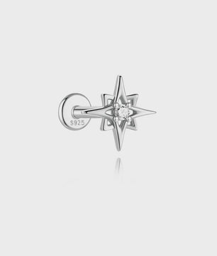 925 Sterling Zilveren Kolibrie Oorbellen Dames - 18K Goudkleurig Platte Achterkant Studs