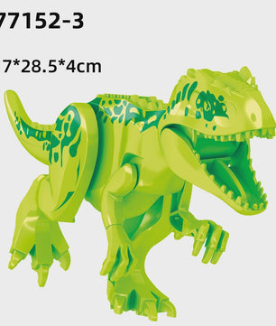 Grote Bouwblok Dinosaurus Speelgoed - Indominus Rex & Tyrannosaurus Rex Modellen